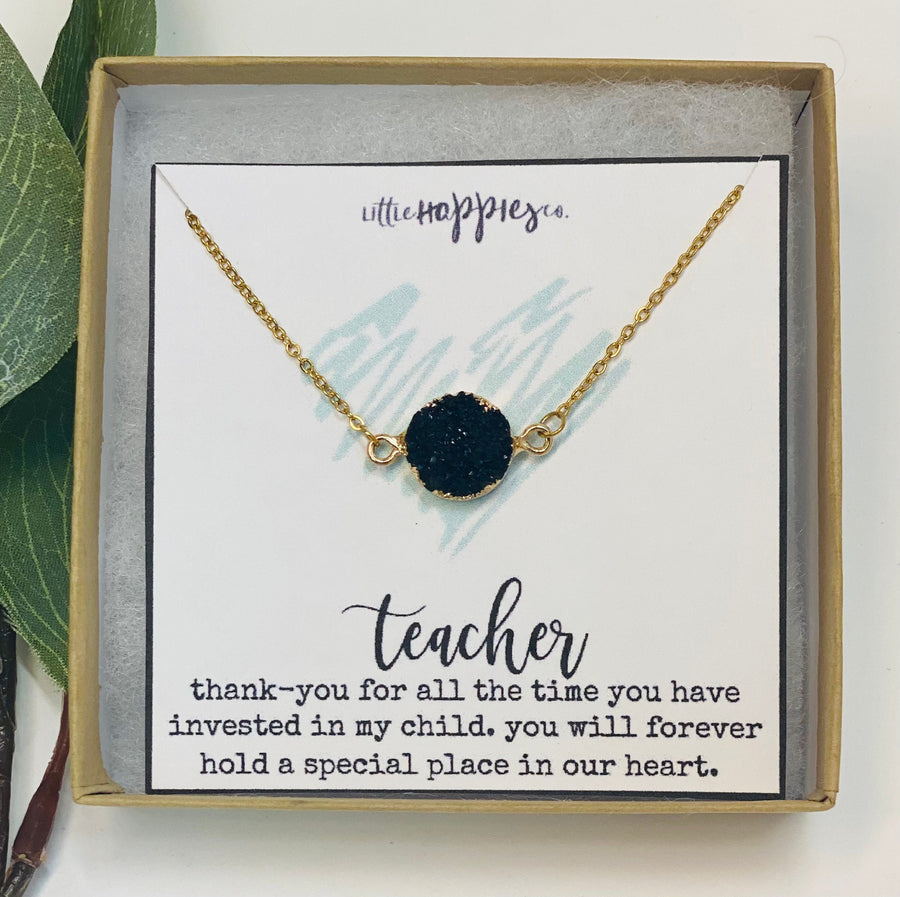 Jaycosin Teacher Appreciation Gifts Thank You Necklace For Teacher Unique  Teacher Gifts For Christmas Valentines Day Retirement Last Day - Walmart.com